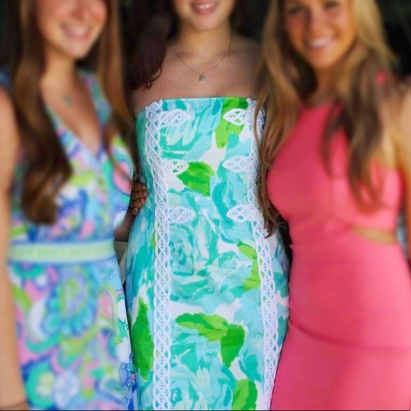 Lilly Pulitzer ‘Tansy’ Print Strapless Dress - Picture 2 of 5